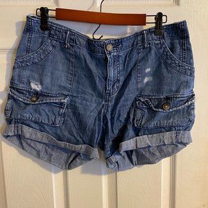 Gap Distressed Denim Shorts